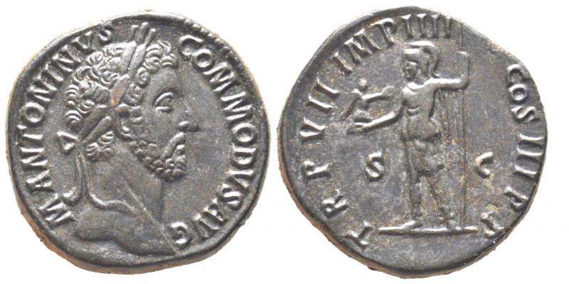 Commodus 177-192 
Sestertius, Rome, AE 22.64 g.
Avers : M ANTONINVS COMMODVS AVG...