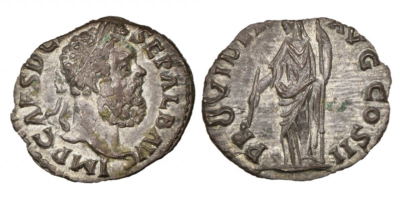 Clodius Albinus 195-197
Denarius, Lugdunum, AG 2.25 g. Ref : C. 60, RIC 34
Conse...