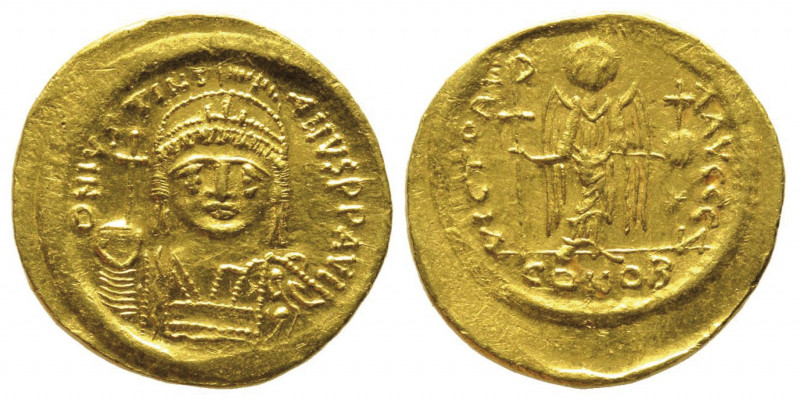 Iustinianus 527-565
Solidus, Costantinople, 542-565, AU 4.45 g.
Ref : Sear 139
C...