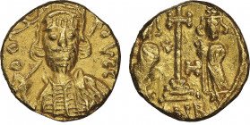 Constantine IV 668-685
Solidus, Carthage, 668, AU 4.25 g. Ref : Sear 1188
Conservation : NGC AU 3/5 - 4/5