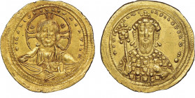 Constantine VIII 1025-1028
Histamenon Nomisma, Constantinople, AU 4.42 g. Ref : Sear 1815
Conservation : NGC Choice AU 5/5 - 4/5. Superbe