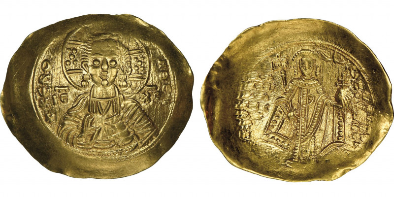Manuel I 1143-1180
Hyperpyron, Constantinople, AU 4.35 g. Ref : Sear 1956
Conser...