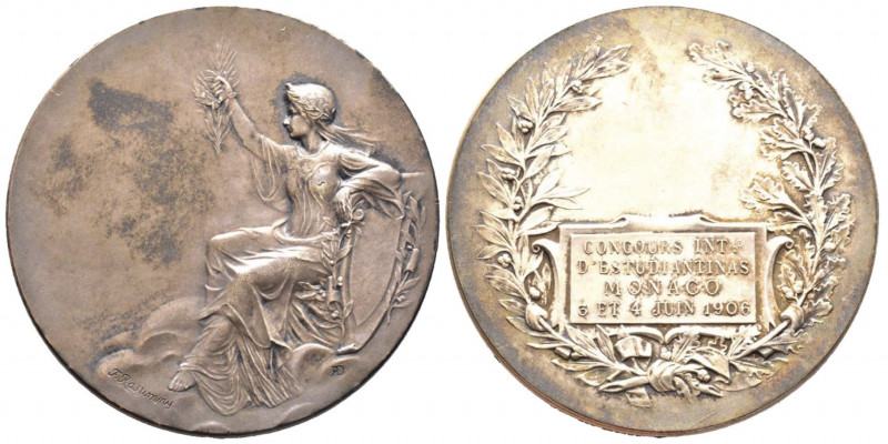 Albert I 1889-1922
Médaille en argent, Concours internationale l'Estudiantinas 5...
