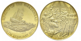 South Africa
Medaille, 1977, 125eme Ann., AU 39.97 g.
Avers : SINKING OF THE BIRKENHEAD / 26TH FEBRUARY 1852
Conservation : PCGS PROOF 63 DEEP CAMEO. ...