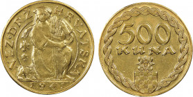 Croatia
500 kuna, 1941, AU 9.86 g. 900‰
Ref : KM#B3 Fr.2
Conservation : Superbe