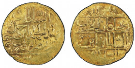 EGYPTE
Abdul Hamid I AH 1187-1203 (1773-1789)
Zeri Mahbub, Misr (Le Caire), AH 1187 (1778), AU
Ref : KM#12
Conservation : PCGS MS 63. FDC
