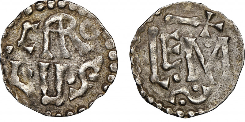 FRANCE
CAROLINGIENS Charlemagne 768-814
Denier, Limoges, ND, AG 1.07 g.
Avers : ...