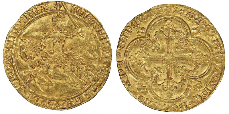 Jean II le Bon 1350-1364
Franc à cheval, ND, 5 décembre 1360, AU 3.65 g. 
Ref : ...