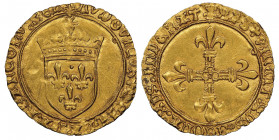 Louis XII 1498-1515
Écu d'or, Toulouse AU 3.39 g. Ref : Dup. 647, Fr.323 Conservation : Superbe