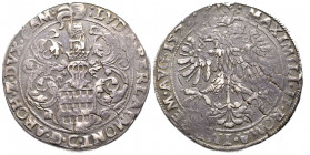Cambrai Archevêché
Louis de Berlaymont 1570-1596 Écu (daldre), 1573, AG 29 g.
Avers : Ecu heaumé de Berlaymont Revers : Aigle impériale couronnée Ref ...