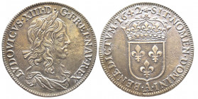 Louis XIII 1610-1643
1/2 Écu, 2ème poinçon de Warin, Paris, 1642 A, rose entre deux points, AG 13.49 g.
Ref : G. 50 (R2)
Conservation : Superbe et rar...