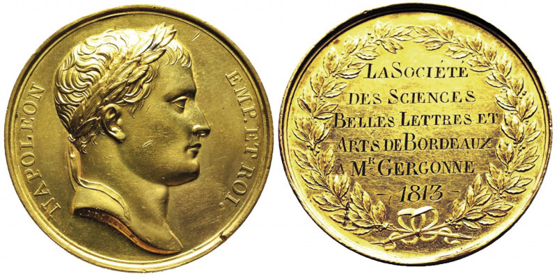 Premier Empire 1804-1814
Médaille en or, 1813, Société des Sciences Belles Lettr...