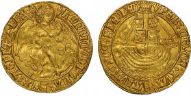 Henry VII 1485-1509
Angel, ND, Type V, AU 5.06 g.
Ref : Fr. 151, S. 2187
Conservation : NGC AU 58. Superbe exemplaire