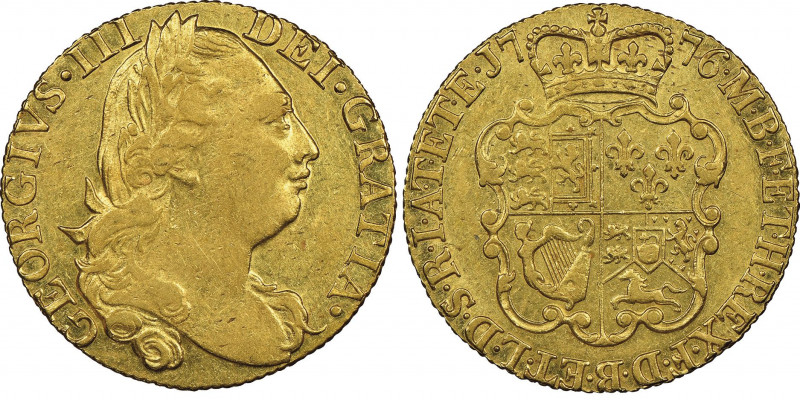 George III 1760-1820
1 Guinea, London, 1776, AU
Ref : Fr. 355, S. 3728
Conservat...