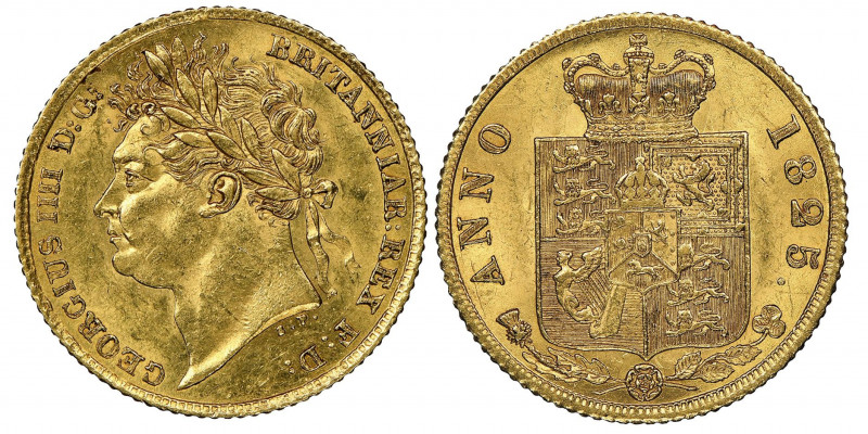 George IV 1820-1830
Half Sovereign, 1825, AU 3.99 g.
Ref : Fr. 379, S. 3803
Cons...