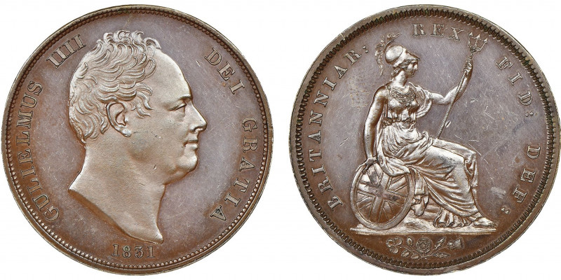 William IV 1830-1837
Proof Penny, 1831, Cu
Ref : S.3845
Conservation : NGC PROOF...