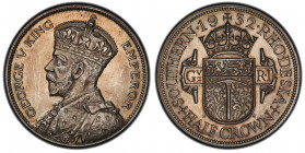 BRITISH COLONIES
George V 1910-1936
Half Crown, Rhodesia, 1932, AG 14.15 g.
Ref : KM#5
Conservation : PCGS PROOF 62