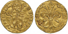 Hungary
Ludwig I the Great 1342-1382
Gulden, imitation du florin florentin, 1342-1353, AU 3.50 g. 
Ref : Fr. 3, Huszar 512
Conservation : PCGS AU 53. ...