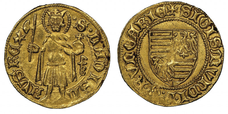 Hungary
Sigismund 1387-1437
Gulden, Buda, AU 3.50 g.
Ref : Fr. 16, Huszar 573
Co...