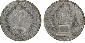 Hungary
Maria Theresia 1740-1780
20 Krajczar 1763 KB, AG
Ref : KM#366.1, Huszar 1699 
Conservation : NGC MS 64. Top Pop : Le plus haut grade connu
