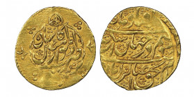 IRAN
Zand- Karim Khan, AH 1166-1193 (1753-1779)
1/4 mohur, Kashan, AH 1184, AU 2.72 g. 
Conservation : NGC MS 63. Top Pop : Le plus beau connu