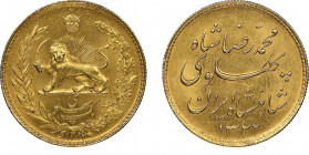 Muhammad Reza Pahlavi Shah SH 1320-1358 (1941-1979)
Pahlavi, SH1322 (1943), AU 8.14 g.
Ref : Fr.97, KM#1148
Conservation : NGC MS 64+