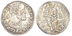 Cosimo I de' Medici 1537-1574 
Testone da 43 Soldi o Stellino, AG 9.76 g.
Ref : MIR 125, Ravegnani Morosini 4
Conservation : TTB+. Très Rare