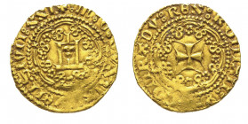 Genova
Dogi a vita 1339-1528 
Tommaso di Campofregoso Doge XXI 1436-1442 
Genovino, AU 3.59 g. 
Ref : MIR 76, CNI 6var. Ricci 80, Fr. 367
Conservation...