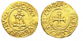 Genova
Dogi Biennali I Fase 1528-1541
Scudo d'oro del sole, AU 3.40 g.
Ref : MIR 185/8 (R), Fr. 412, Lun.190
Conservation : Superbe