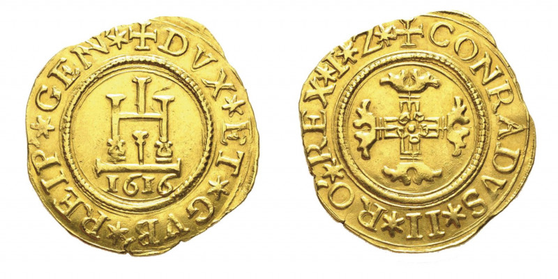 Genova
Dogi biennali, II fase 1541-1637
2 Doppie, 1616, AU 13.37 g.
Ref : MIR 20...