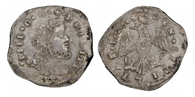 Filippo IV 1621-1665
Da 4 Tari, Messina, 1628, AG 10 g.
Ref : MIR 355/8, Sp. 9
Conservation : NGC MS 61. Top Pop: le plus beau connu.