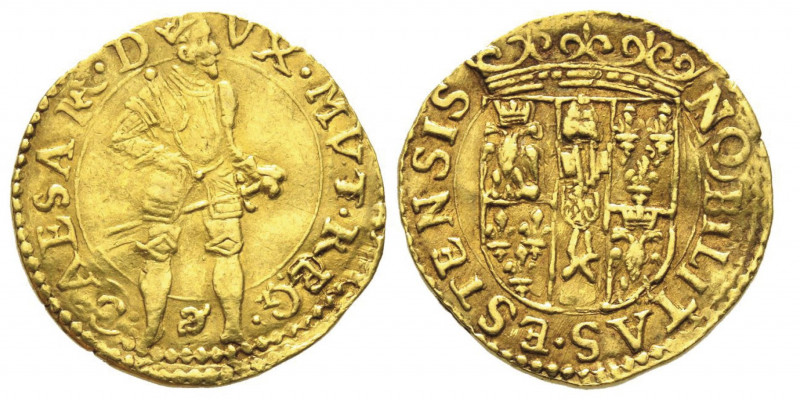 Cesare d'Este 1597-1628
Ongaro, Modena, ND, AU 3.44 g. Ref : MIR 672, Fr. 763
Co...