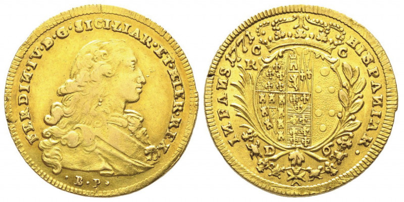 Fernando IV di Borbone 1759-1825 
6 Ducati, Napoli, 1771, AU 8.79 g.
Ref : MIR 3...