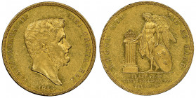Ferdinando II di Borbone 1830-1859
30 Ducati, Napoli, 1845, AU 37.86 g.
Ref : MIR 486/1 (R2), Pannuti-Riccio 7, Fr. 866
Conservation : NGC MS 60. Supe...