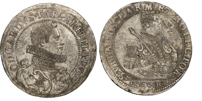 Odoardo Farnese 1622-1646
Scudo con data, Parma, 1629 A, AG
Ref : MIR 1013/7, Da...