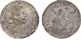 Odoardo Farnese, 1622-1646
1/2 Scudo, Parma, 1626, AG 13.84 g.
Ref : MIR 1015/2 (R3)
Ex Vente Kunker 28 September 2009, lot 1907
Conservation: NGC MS ...