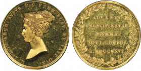 Medaglie in oro, 1816, (postérieure), AU 8.09 g.
Revers : ADVENTV. PRINCIPIS.SVAE PARMA. VOTI. COMPOS. A. MDC CCXVI
Ref : Bramsen 1779
Conservation : ...