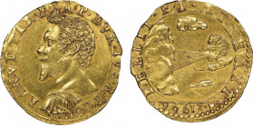 Ranuccio I Farnese 1592-1622
Doppia, Piacenza, 1612, AU 6.64 g.
Ref : MIR 1151/2 (R4), CNI 19/20
Ex Vente Stack's, 11/01/2010, lot 914
Conservation : ...