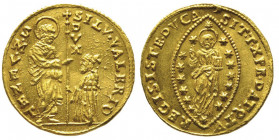 Silvestro Valier 1694-1700
Zecchino, AU 3.51 g.
Ref : Paolucci 5 (R1), Fr. 1354
Conservation : FDC. Rare