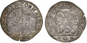 Giovanni Corner II 1709-1722
Ducato, ND, AG 23,40 g.
Ref : Paolucci 25, Dav. 1533, Mont. 2347 Conservation : NGC MS 65.
Top Pop: le plus beau connu. C...