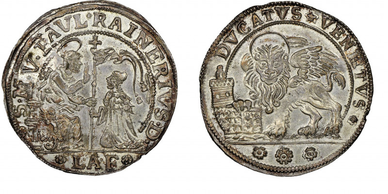 Venezia
Paolo Renier 1779-1789 
Ducatone, ND, AG 22.67 g.
Ref : Paolucci 21, Dav...