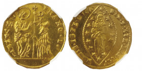 Francesco I 1815-1835
Zecchino tipo vecchio (1815), AU 3.49 g.
Ref : Pag 46, CNI 38, Bellesia 439 (R3), Fr 1517
Conservation : NGCC MS 62. Superbe exe...