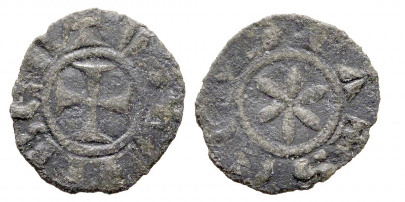 Umberto III 1148-1189
Obolo del Secusino, IV Tipo, Susa, AG 0.34 g.
Ref : Cud. 4...