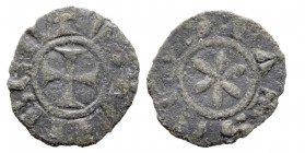 Umberto III 1148-1189
Obolo del Secusino, IV Tipo, Susa, AG 0.34 g.
Ref : Cud. 44b (R10), MIR 27, Sim. 3, Biaggi 20
Conservation : TB/TTB