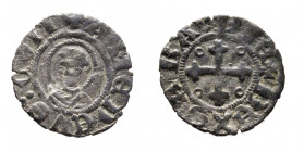 Amedeo VIII 1391-1394
Obolo di Bianchetto, II Tipo, Mi 0.48 g.
Ref : Cud. 177c (R9), MIR 135, Sim. 32, Biaggi 121a
Conservation : TTB. Rarissime