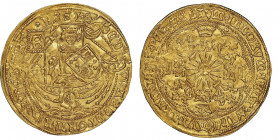 Netherlands
Rose Noble, Gorinchem, 1583-1591, AU 7.56 g.
Ref : Fr. 80, S.1952
Conservation : NGC MS 63. Superbe exemplaire