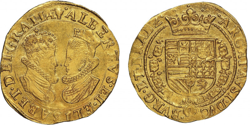 Brabant, Albert & Isabella
2 Ducats, Anvers (Antwerp), ND (1600-11), AU 6.94 g.
...
