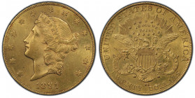 20 Dollars, 1891, Carson City, AU 33.43 g. Ref : Fr. 179
Conservation : Superbe