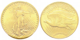 20 Dollars, Philadelphia, 1911, AU 33.43 g.
Ref : Fr. 183, KM#127
Conservation : PCGS MS 64