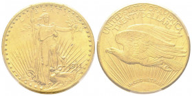 20 Dollars, Denver, 1911 D, AU 33.43 g.
Ref : Fr. 187, KM#127 
Conservation : PCGS MS 64